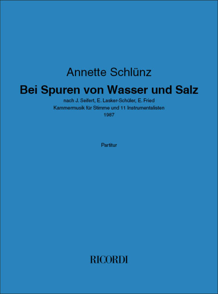 Bei Spuren von Wasser und Salz